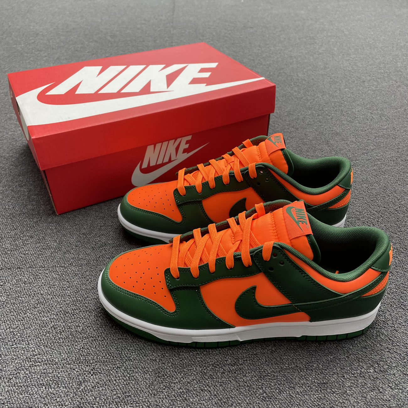 Nike Dunk Low Miami Hurricanes Dd1391 300 (9) - newkick.app